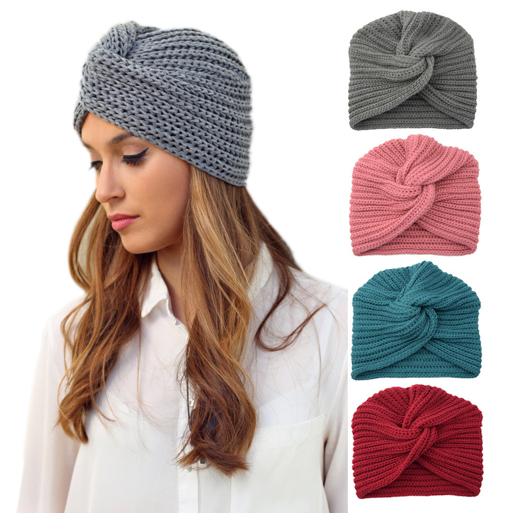 Europe And America Style Winter Cashmere High Quality Fashion Women Muslim Hats