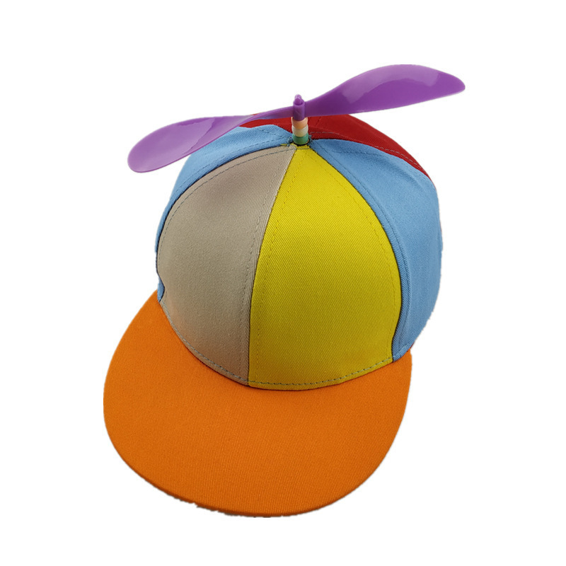 cotton custom Kids propeller hat colorful baseball hat adjustable child Propeller Cap