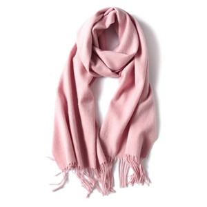 Wool scarf female autumn winter scarf cashmere pure color shawl wholesale