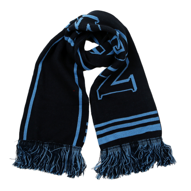 Premium Custom Made Scarf Football Scarf Knitted for Football Clubs Adult Jacquard Long Plain Dyed 17*145cm / Custom Sizes