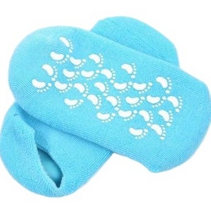 Reusable SPA Gel Socks Moisturizing Socks Whitening Exfoliating Smooth Beauty Foot Care Silicone Socks