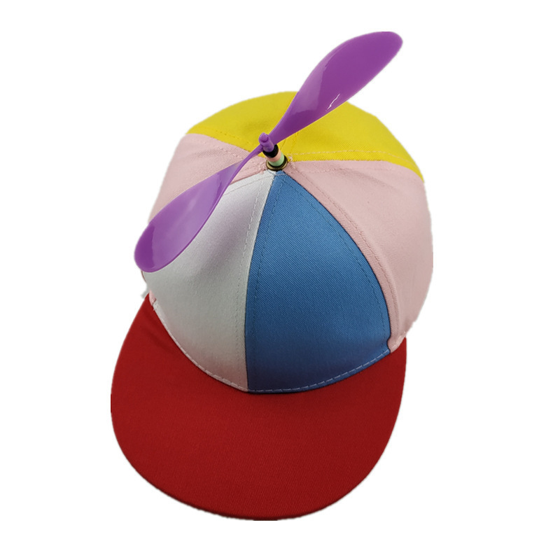 cotton custom Kids propeller hat colorful baseball hat adjustable child Propeller Cap