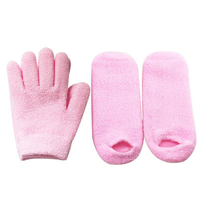 Silicone Moisturizing Spa Gel Socks Hand Care Gloves Exfoliating Preventing Dryness Foot Skin Rejuvenation Elastic Socks