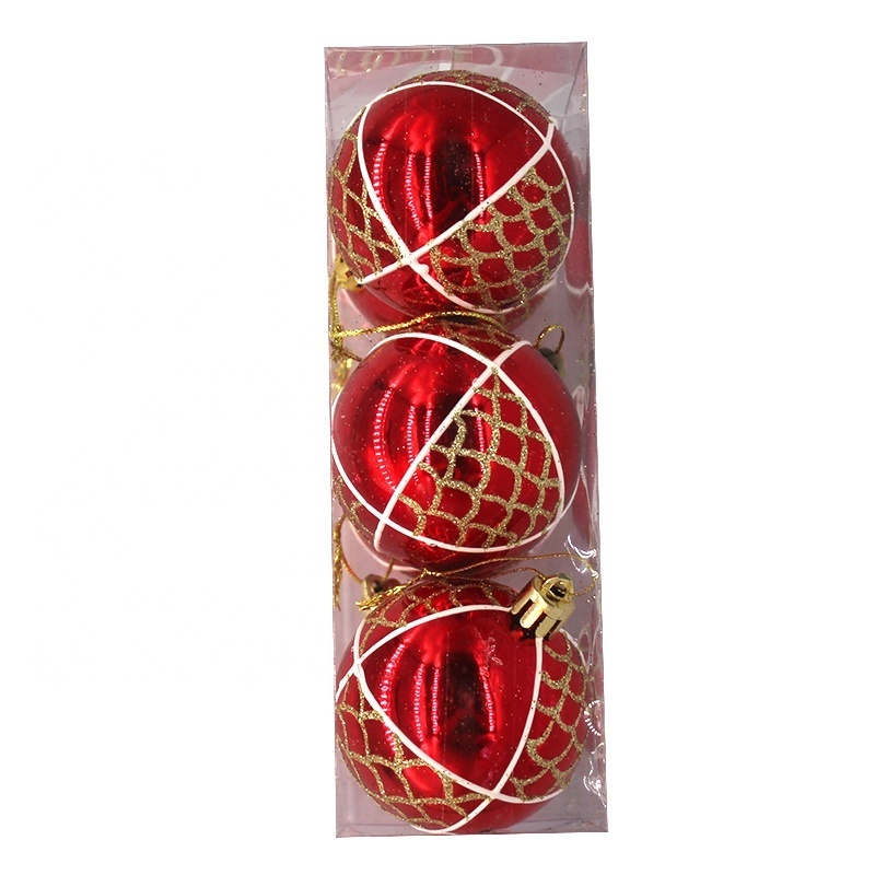 Christmas Ball Gift Box Christmas Tree Christmas Plastic Baubles/Ball ornaments ball With Hot sale