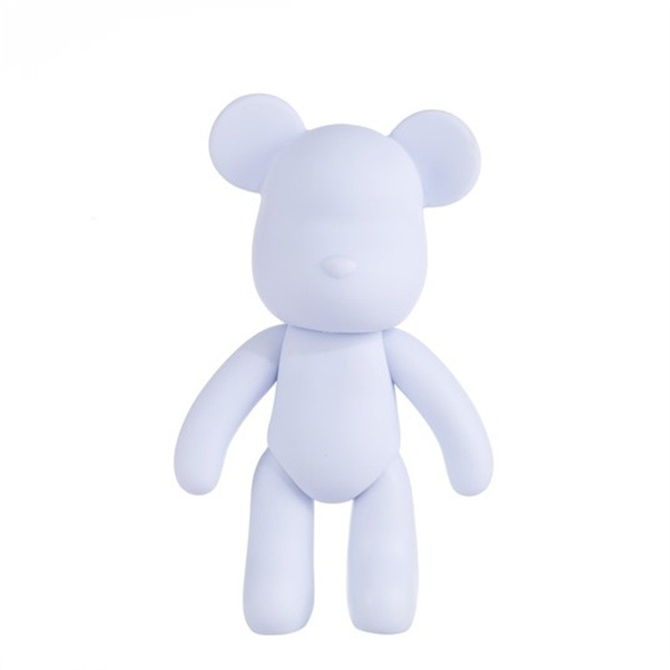 Cheaper Ant Cute diy Fluid Bear bearbrick 1000% White brick figurine for fluid pour painting