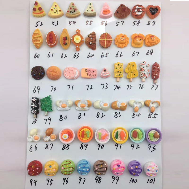 Miniature food mixed cream glue drop glue mobile phone case resin material DIY miniatures wholesale