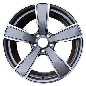 For Porsche New Design Forged Car 5 Spoke Altered Rims Wholesale Customized aluminum forged car wheel rim 14 19-24 inch