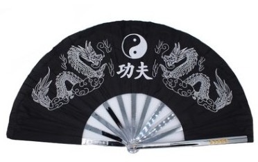 metal tai chi kung fu hand fan