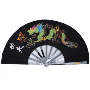 metal tai chi kung fu hand fan