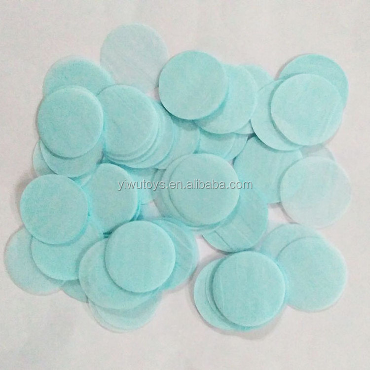 30colors Customized  1.5cm Wedding Favors Round party use paper confetti