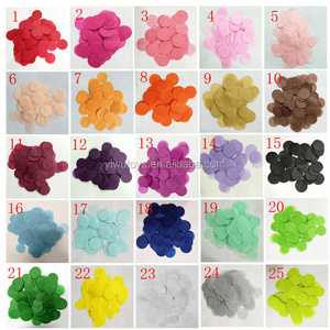 30colors Customized  1.5cm Wedding Favors Round party use paper confetti