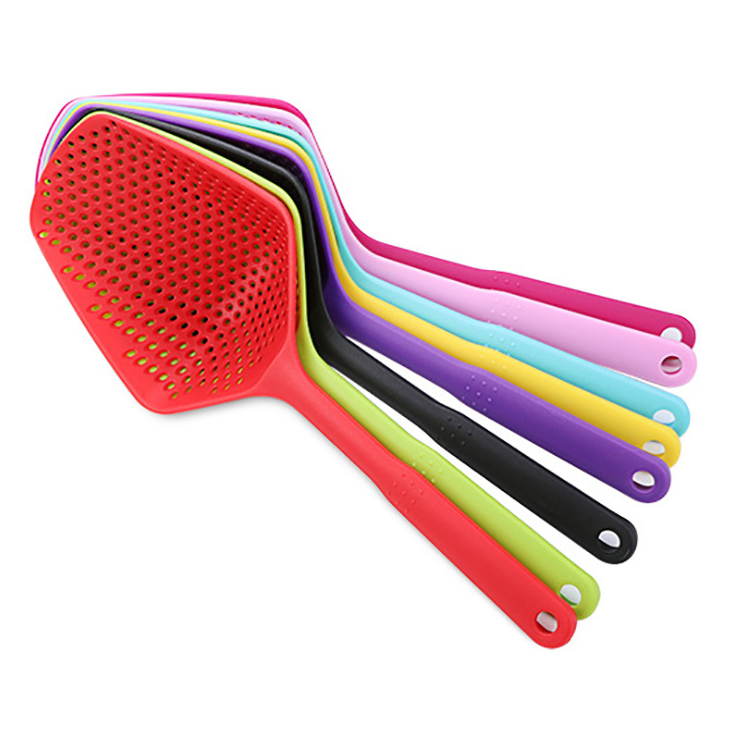 Practical Cooking Shovels Scoop Drain Cooking Gadgets Vegetable Strainer Veggies Large Sieve Nylon Sifter Kitchen Accessories