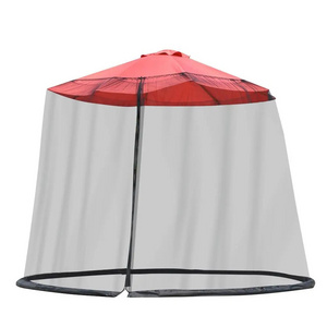 Large Umbrella Mosquito Bug Net Parasol Outdoor Patio Lawn Garden Camping  Polyester Sunshade Awning Cover Without Insects