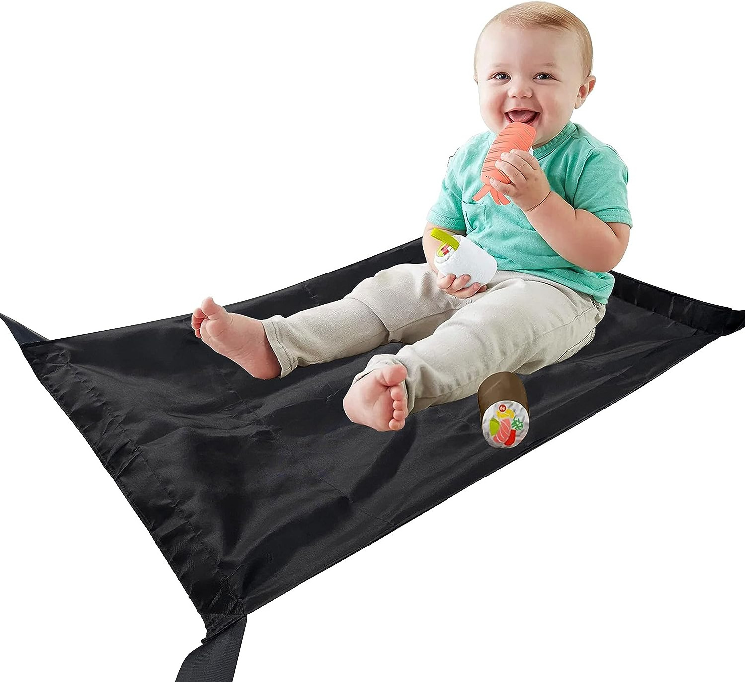 Children's Airplane Hammock Portable Travel Bed Toddler Airplane Travel Accessories Flight Pedal Seat Extension Pad