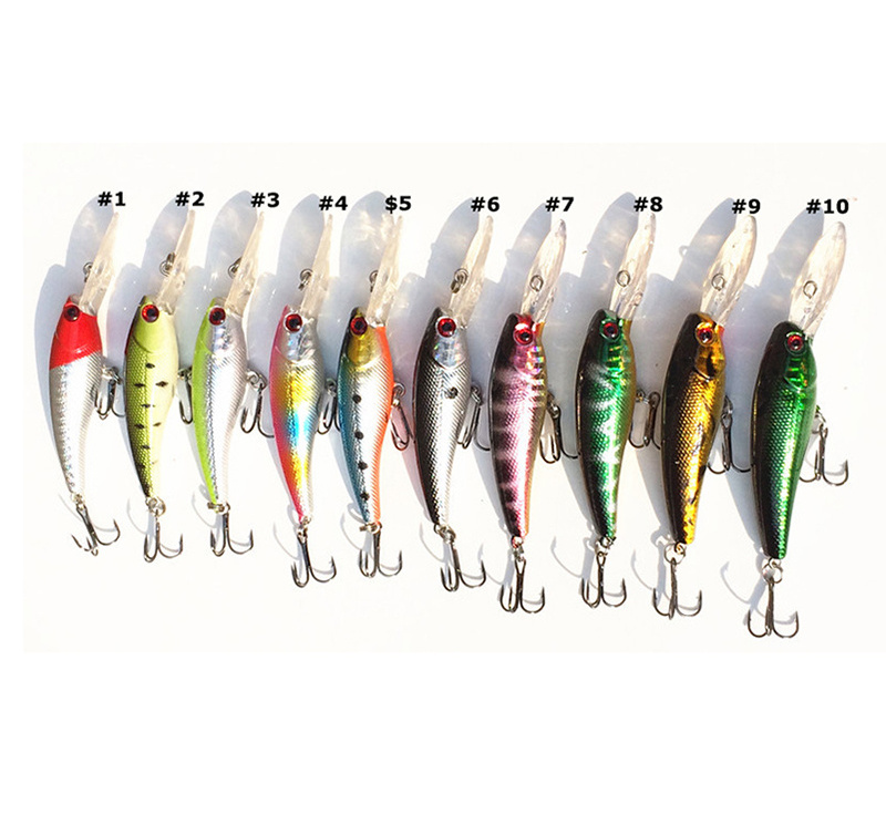 6cm Lure Deep swim hard bait Wobbler Fishing lures artificial baits fish minnow fishing bait