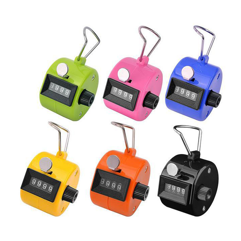 Mechanical Digit Handheld Manual Number Tally Counter Numbers Clicker  Digital Finger Tally Counter Promotional gift custom logo