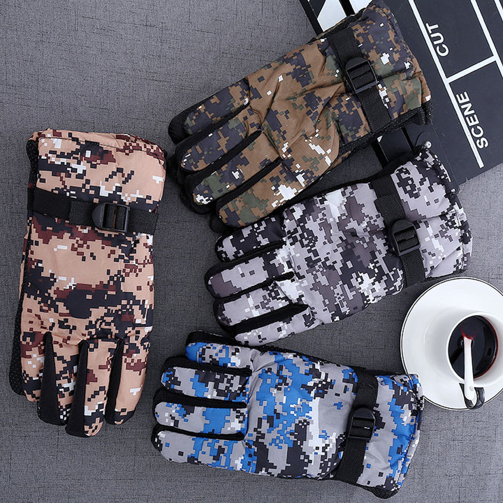 Winter Hunting Gloves For Men Cycling Gloves Winter Warm Motorcycle Gloves For Ice Fishing Skiing Sledding Snowboard