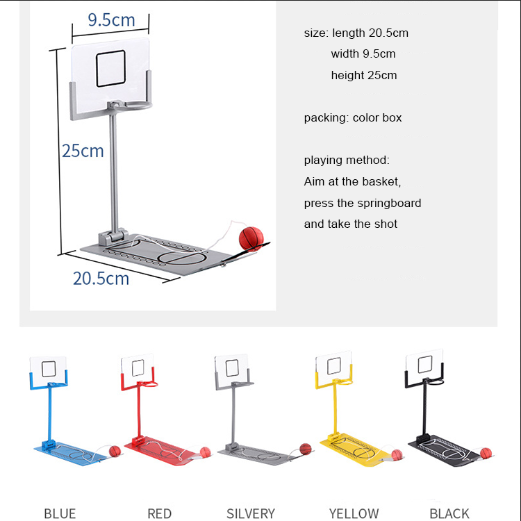 Mini Desktop Folding Decompression Basketball Shooting Game Creative Miniature Decompression Toy