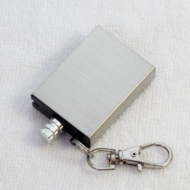 Portable Outdoor Stainless Steel Flint Fire Lighter Starter Matches Survival Tool Lighter Kit Custom logo