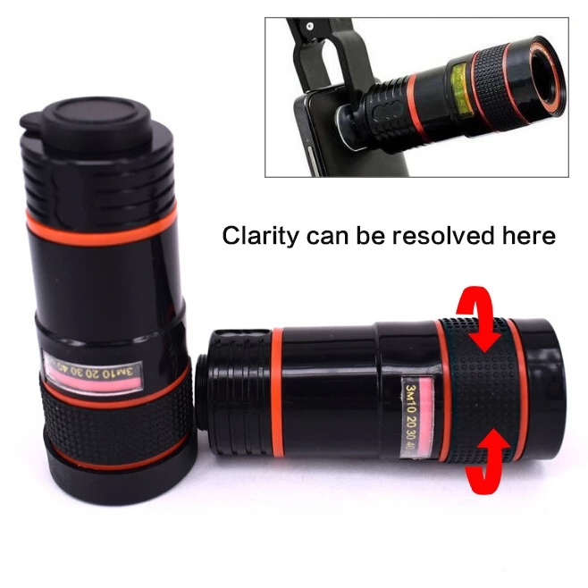 Telescope Zoom Lens Monocular Mobile Phone camera Lens for Camping hunting Sports