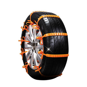 Car Universal Mini Plastic Winter Tyres wheels Snow Chains For Cars/Suv Car-Styling Anti-Skid Autocross Outdoor