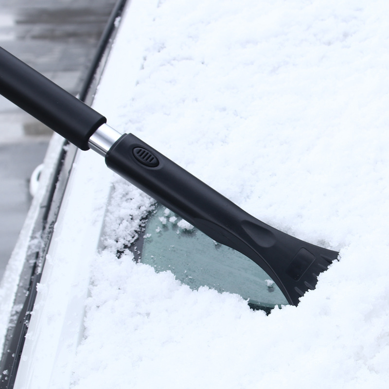 4-in-1 Extendable Snow Shovel Ice Scraper For Car Glass Snow Brush Water Remover For Car Auto SUV Frost Cleaner Winter Tool