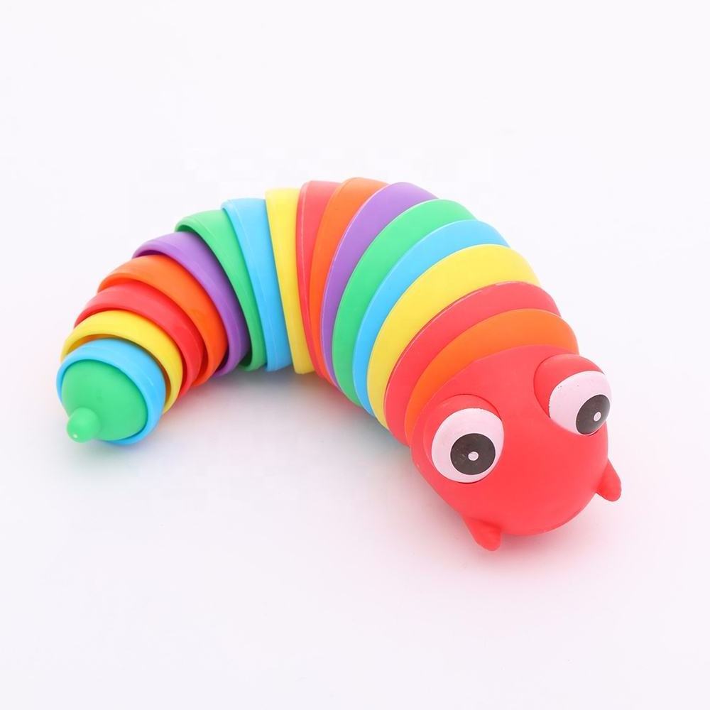 Big Eyes Stress relief Children's sensory toys Slugs stress relief toys Puzzle Science education Caterpillar toys