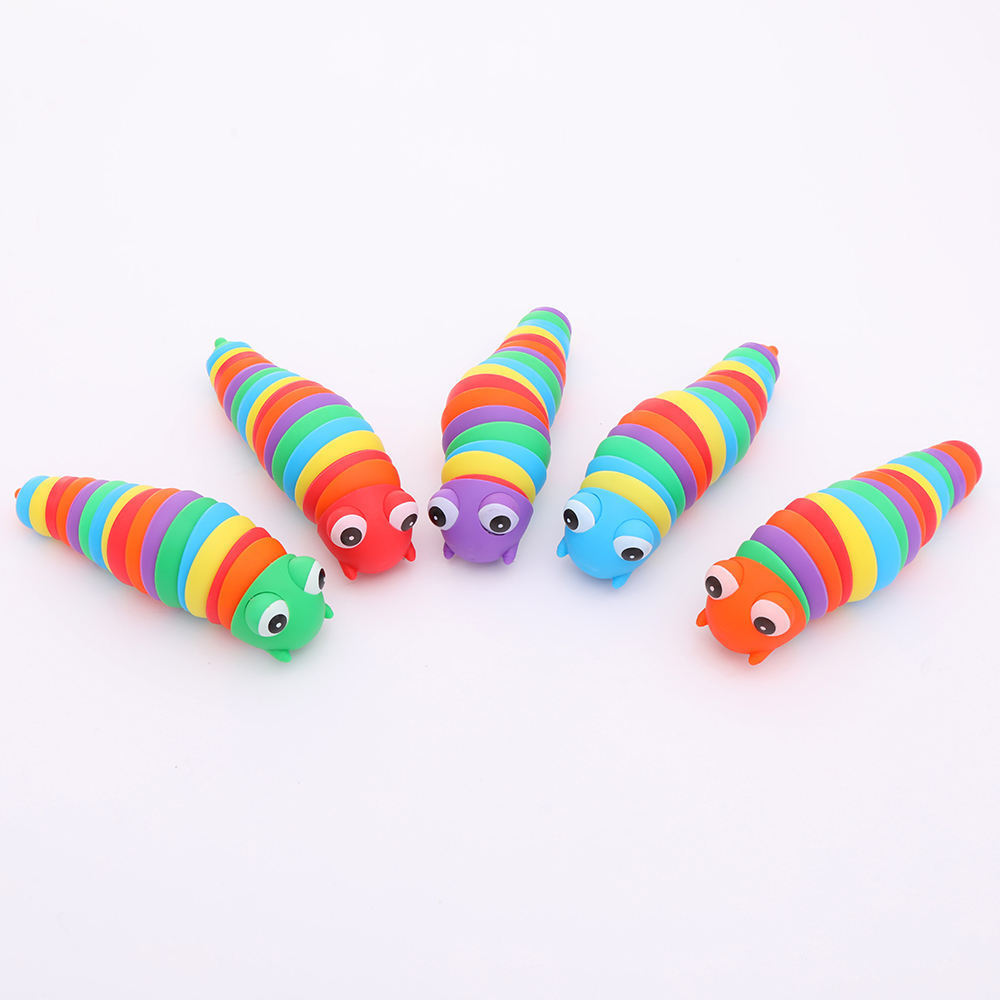 Big Eyes Stress relief Children's sensory toys Slugs stress relief toys Puzzle Science education Caterpillar toys