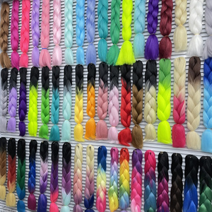 Perruque Natte Synthetic Braiding Hair manufacturer synthetic wholesale jumbo braid expression braiding hair factory