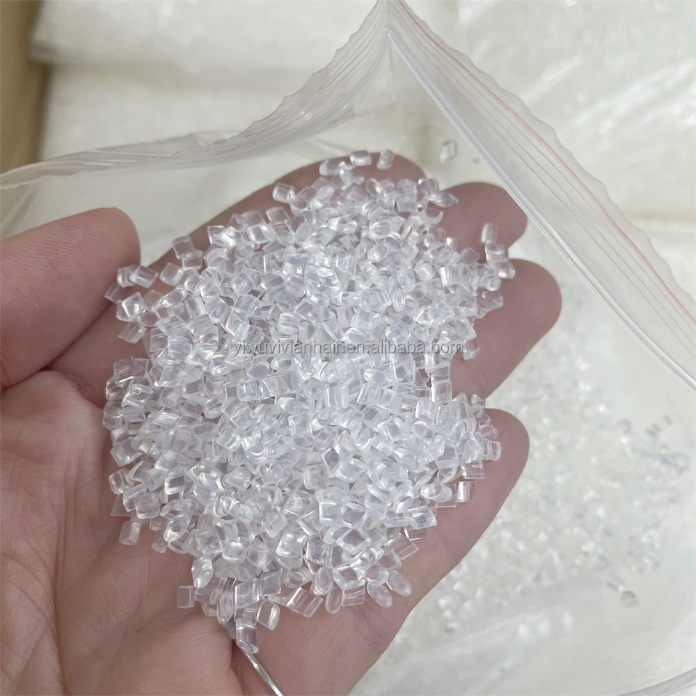 Germany Keratin glue grain 1KG/bag keratin glue granule Transparent color for I tip/ U-tip hair extension