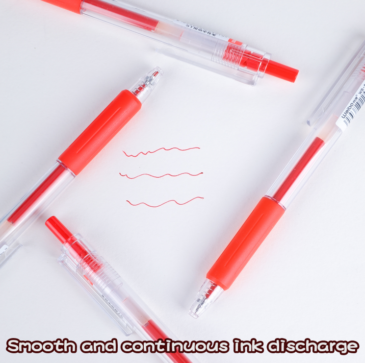 2023 Promotional Transparent Plastic Gel Pens Manufacturer Cheap Pen stationery factory sale weibo stationery