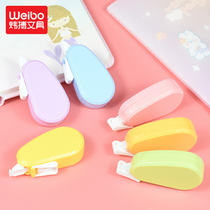 WEIBO Color Student Typos Correction Stationery Cute Cartoon Mini Correction Tape correction tape in stock weibo stationery