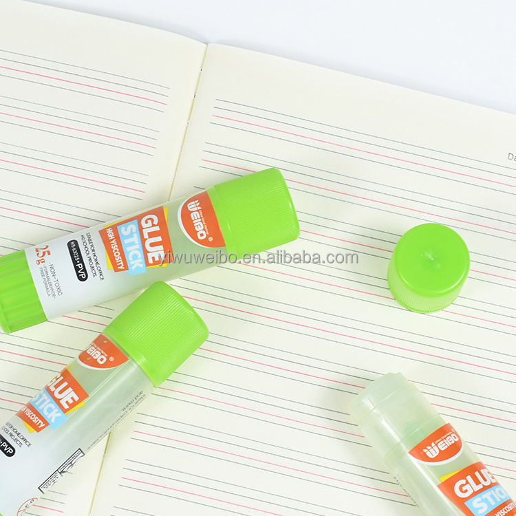 Weibo 25g Glue Stick High Viscosity Non-Toxic Soft Paste Washes Out Safe and Clean For Children Fit for Paper Photo Glue Stick