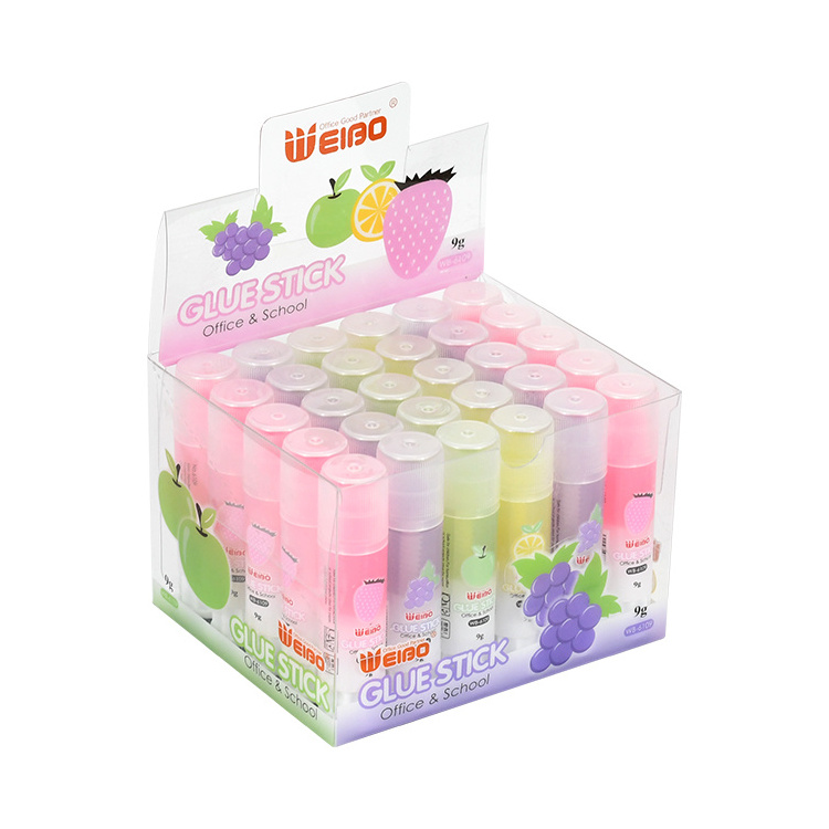 9g 30pcs set Colored fresh floral jelly design glue sticks office &school general financial student supplies glue stick