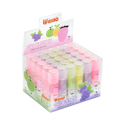 9g 30pcs set Colored fresh floral jelly design glue sticks office &school general financial student supplies glue stick