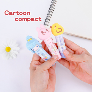 Weibo Non-Toxic Safe Glue SticksCreative Cartoon Head Cover Student Glue Stick Cute Kawaii Mini Glue Stick