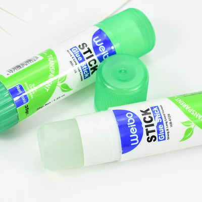 High quality weibo clear glue sticks colored kids glue stick School Office Home 25g PVA Glue Stick