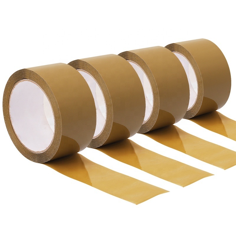 Stationery tape self adhesive tape transparent yellowish color for student use stationery tape