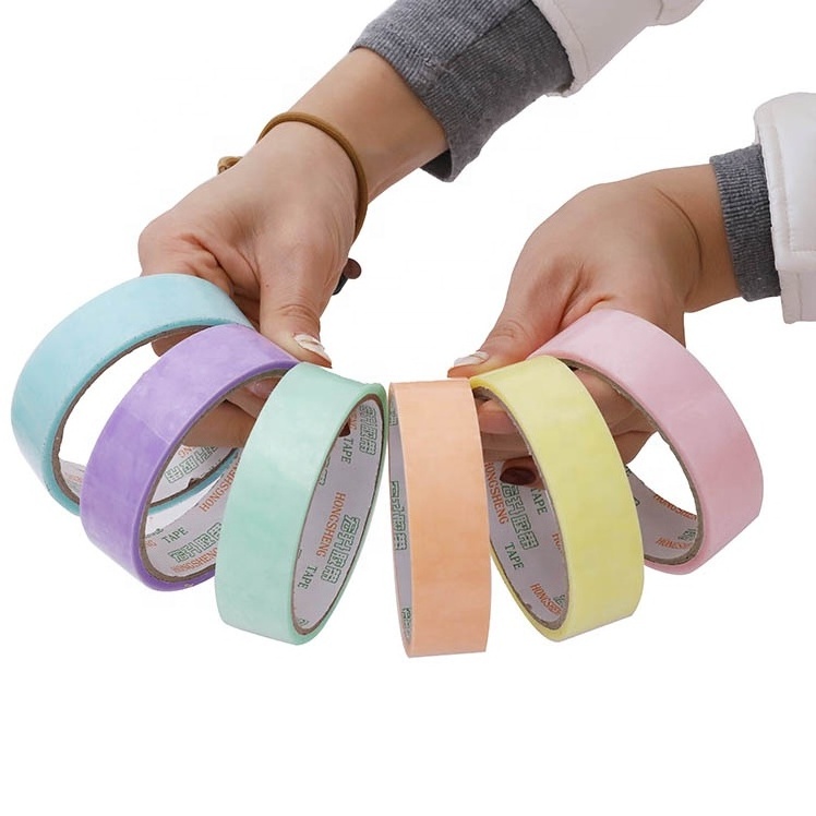 DIY Colorful Relieve  Stress  Hot Decompression Anti Stress Toys Sticky Ball Adhesive Tape