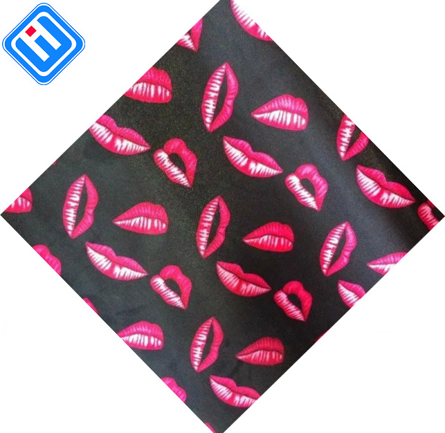 Colorful Design Pvc Coated Polyester Fabric Vinyl Kawaii Pvc Fabric Satin Priting Fabric Bag Material