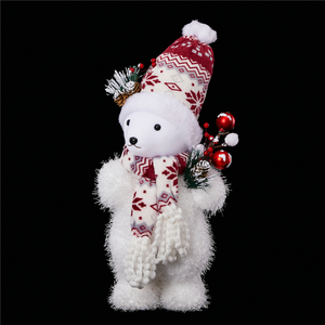 Superwin Custom 2022 Led Teddy Bear Christmas Christmas Polar Bear Decoration Outdoor Lighted Decoration