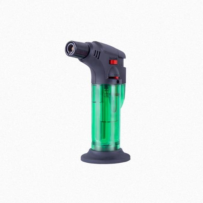 WOWO TECH Wholesale Refillable Butane Torch Lighter Adjustable Jet Flame Mini Plastic Cigar Lighter for Smoke Shop