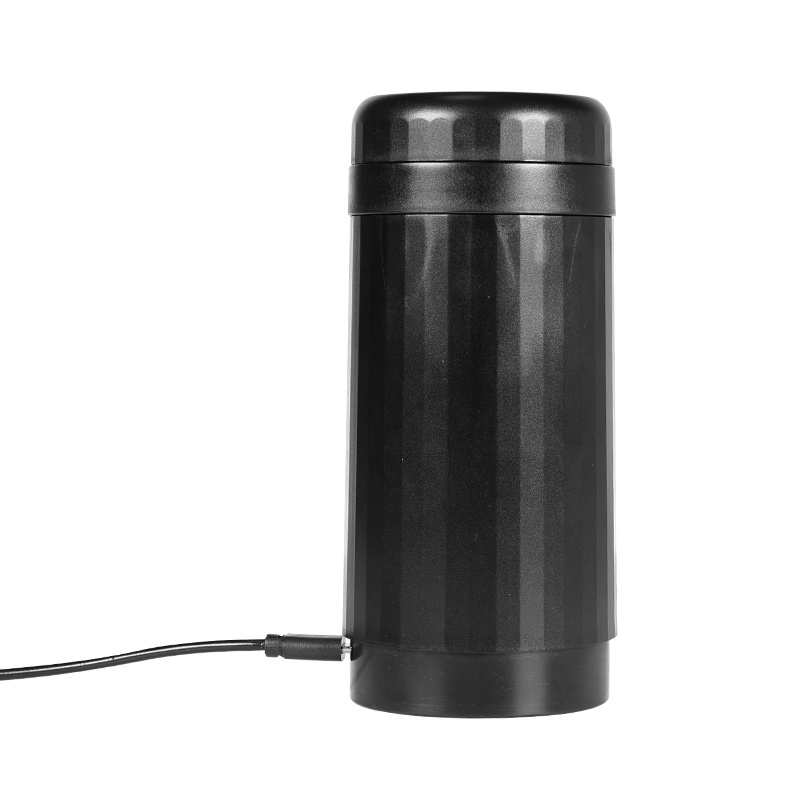 WOWO TECH Novel design Recharge Electric Shake Herb Grinder With Stash Container Tobacco Plastic Grinder Accept Customized Logo