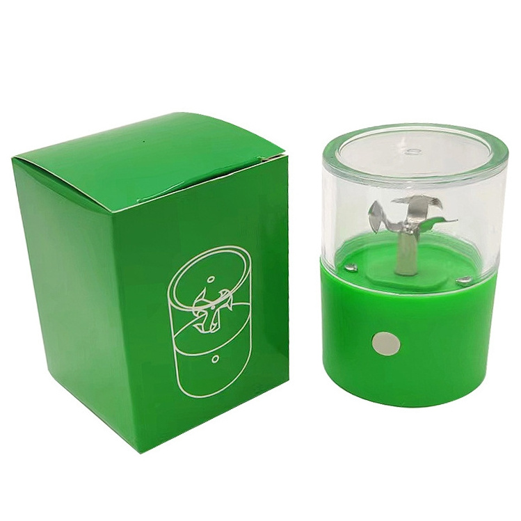 WOWO TECH Cheap Electric Herb Grinders USB Charging Automatic Herbal Dry Flowers Tea Crusher Electric Grinder