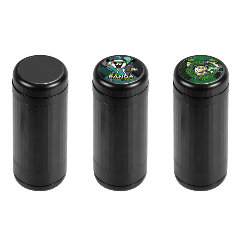 WOWO TECH Novel design Recharge Electric Shake Herb Grinder With Stash Container Tobacco Plastic Grinder Accept Customized Logo