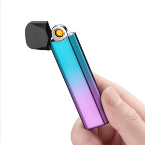 WOWO TECH Hot Selling Flameless Rechargeable Type C USB Electronic Cigarette Lighter Windproof Electric Lighters for Smoke Shop