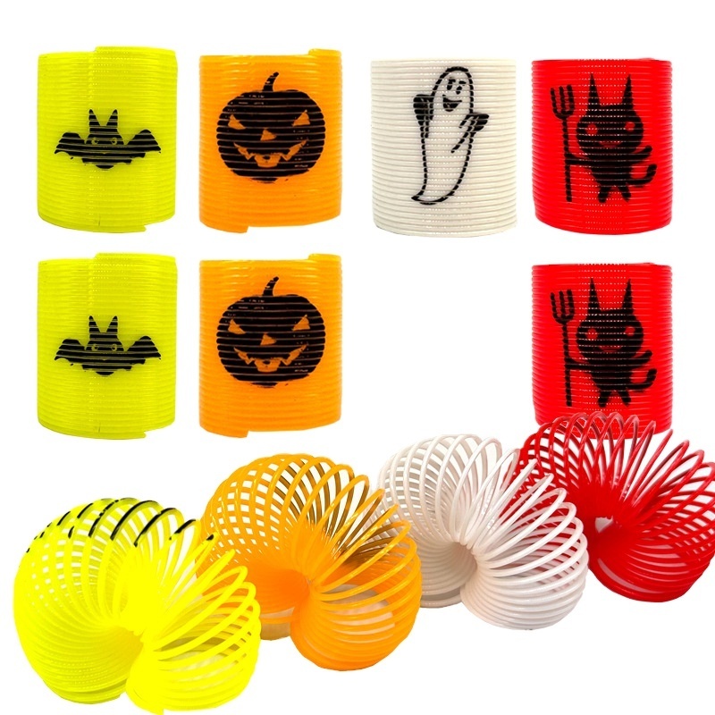 Party Favor Toy  Halloween Rainbow Magic Spring for Kids Girls and Boys