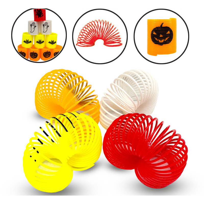 Party Favor Toy  Halloween Rainbow Magic Spring for Kids Girls and Boys