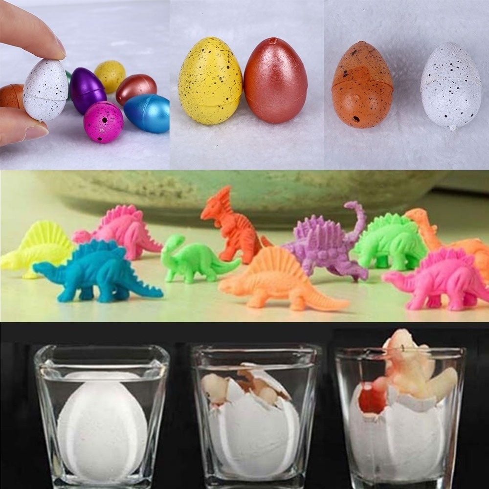 Novelty Gag Toys Children Toys Cute Magic Hatching Growing Animal Dinosaur Eggs For Kids Educational Toys Gifts