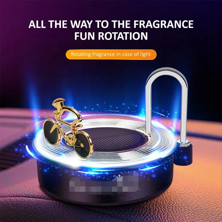 Luxury solar power washable portable car aroma perfume diffuser air freshener